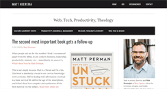 Desktop Screenshot of mattheerema.com